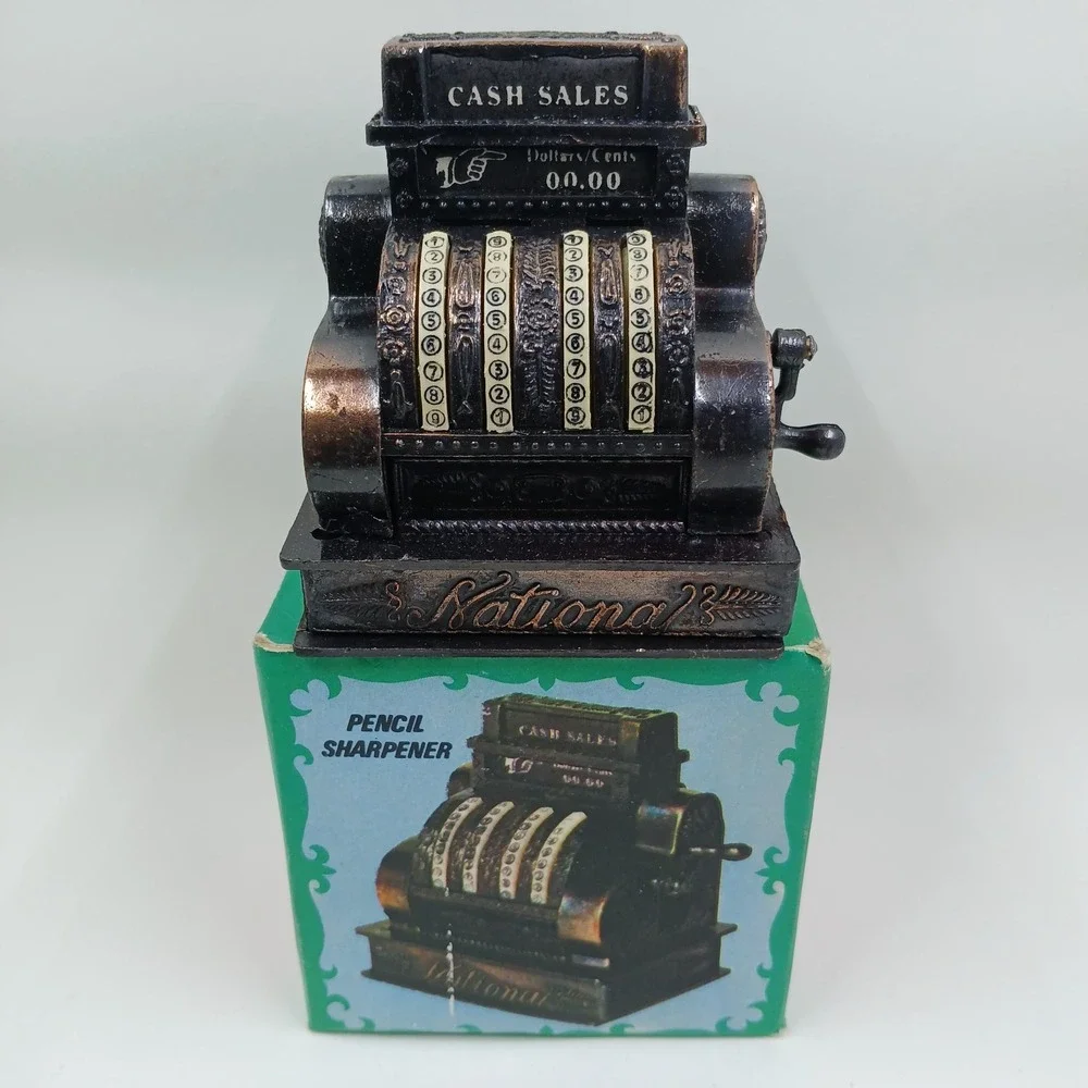 Die-Cast Mini Pencil Sharpeners LOT Set of 6 Vintage Made In Hong Kong‎